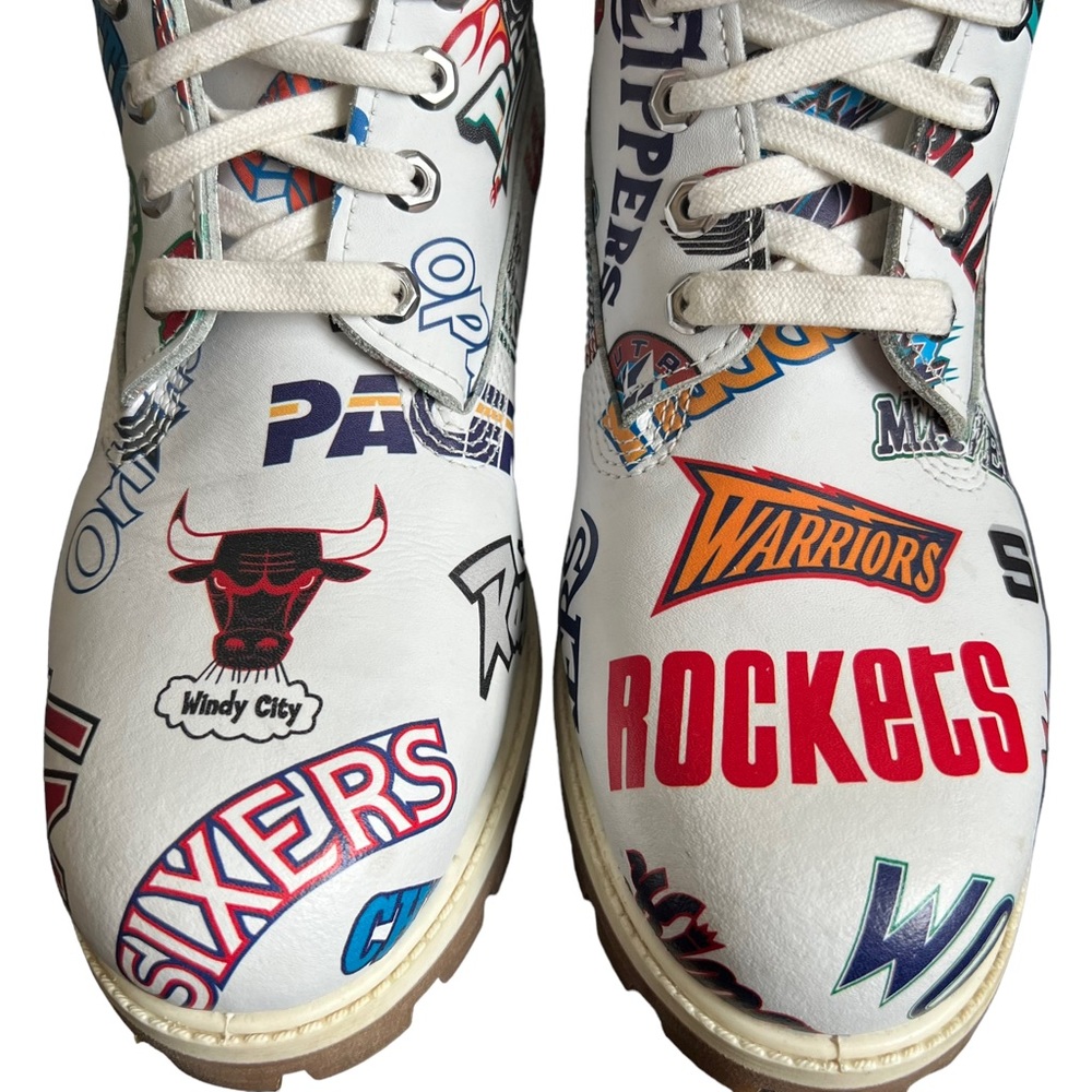 Timberland NBA Mitchell & Ness x NBA “East Meets West” Premium Size 9.5 … - Picture 4 of 15